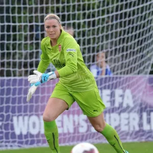 Emma Byrne in Action: Chelsea vs. Arsenal Women's Soccer Match, 2014