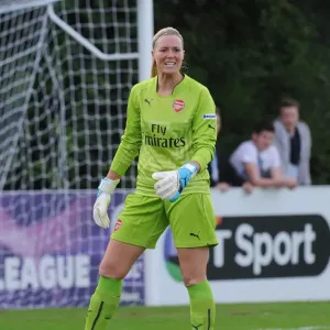 Emma Byrne in Action: Chelsea vs. Arsenal Women's Soccer Match, 2014