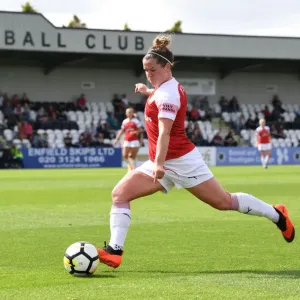 Emma Mitchell in Action: Arsenal Women vs West Ham United Women, Continental Cup