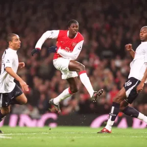 Emmanuel Adebayor (Arsenal) Beniot Assou-Ekotto and Anthony Gardner (Tottenham)