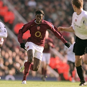 Emmanuel Adebayor (Arsenal) Bryan Hughes (Charlton)