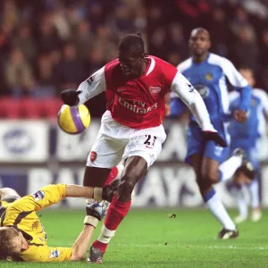 Emmanuel Adebayor (Arsenal) Chris Kirkland (Wigan)