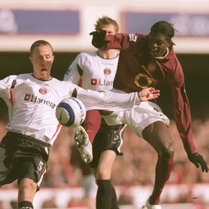 Emmanuel Adebayor (Arsenal) Chris Perry (Charlton)