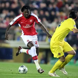Emmanuel Adebayor (Arsenal) Diego Godin (Villarreal) Emmanuel Adebayor (Arsenal) Diego Godin (Villarreal)