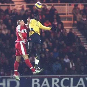 Emmanuel Adebayor (Arsenal) Emanuel Pongatetz (Middlesbrough) Middlesbrough 1: 1 Arsenal Emmanuel Adebayor (Arsenal) Emanuel Pongatetz (Middlesbrough) Middlesbrough 1: 1 Arsenal