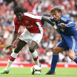 Emmanuel Adebayor (Arsenal) Gabriel Heinze (Real Madrid)