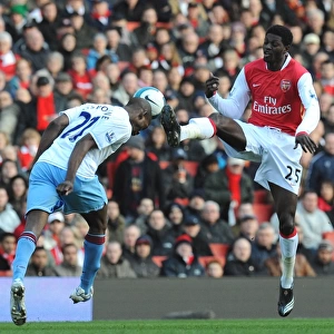 Emmanuel Adebayor (Arsenal) Isaiah Osbourne (Aston Villa)