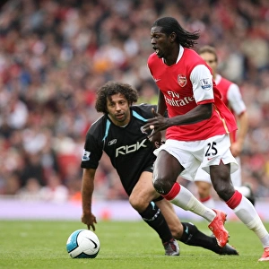 Emmanuel Adebayor (Arsenal) Ivan Campo (Bolton)