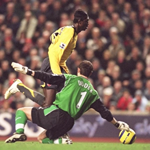 Emmanuel Adebayor (Arsenal) Jerzy Dudek (Liverpool). Liverpool 1: 0 Arsenal