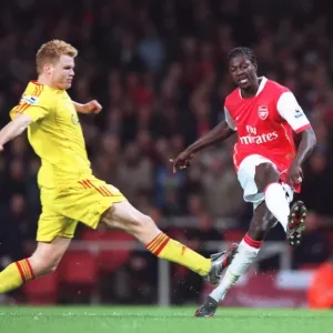 Emmanuel Adebayor (Arsenal) John Arne Riise (Liverpool)