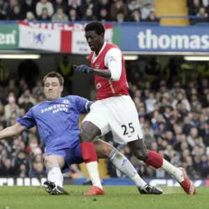 Emmanuel Adebayor (Arsenal) John Terry (Chelsea)