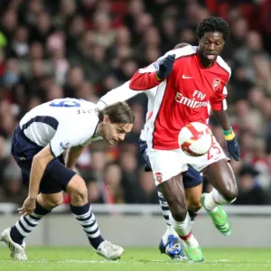 Emmanuel Adebayor (Arsenal) Jonathan Woodgate (Tottenham) Emmanuel Adebayor (Arsenal) Jonathan Woodgate (Tottenham)