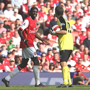 Emmanuel Adebayor (Arsenal) Jussi Jskelainen (Bolton)