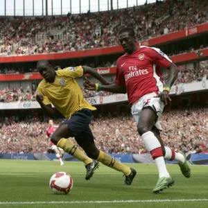 Emmanuel Adebayor (Arsenal) Leon Barnett (West Brom)