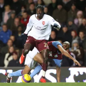 Emmanuel Adebayor (Arsenal) Mathieu Flamini (Aston Villa)