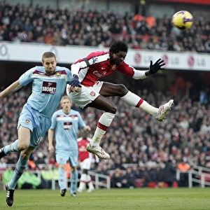 Emmanuel Adebayor (Arsenal) Matthew Upson (West Ham)