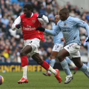 Emmanuel Adebayor (Arsenal) Micah Richards (Manchester City)