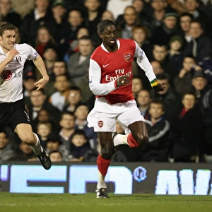 Emmanuel Adebayor (Arsenal) Moritz Volz (Fulham)