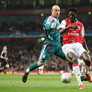 Emmanuel Adebayor (Arsenal) Pepe Reina (Liverpool)
