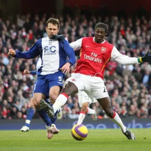 Emmanuel Adebayor (Arsenal) Rafeal Schmitz (Birmingham)