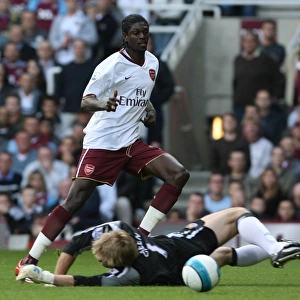 Emmanuel Adebayor (Arsenal) Rob Green (West Ham)