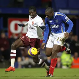 Emmanuel Adebayor (Arsenal) Sol Campbell (Portsmouth)