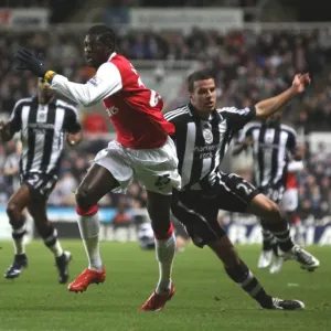 Emmanuel Adebayor (Arsenal) Steve Taylor (Newcastle)
