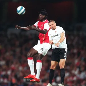 Emmanuel Adebayor (Arsenal) Tomas Repka (Sparta)