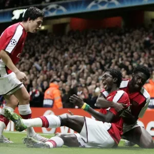 Emmanuel Adebayor Print - Arsenal vs FC Porto, UEFA Champions League Emmanuel Adebayor Print - Arsenal vs FC Porto, UEFA Champions League