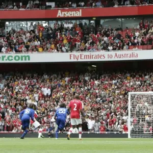 Emirates Cup Print: Adebayor Scores from the Penalty Spot