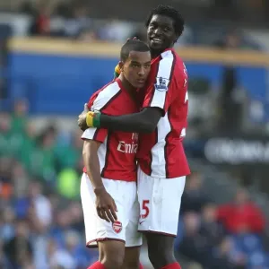 Emmanuel Adebayor and Theo Walcott (Arsenal) Emmanuel Adebayor and Theo Walcott (Arsenal)