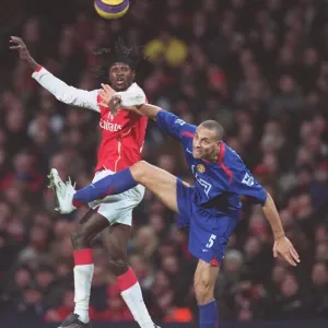 Emmanuel Adrbayor (Arsenal) Rio Ferdinand (Manchester United) Emmanuel Adrbayor (Arsenal) Rio Ferdinand (Manchester United)