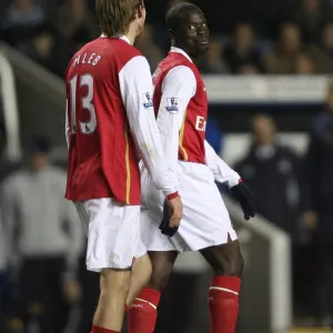 Emmanuel Eboue and Alex Hleb (Arsenal)