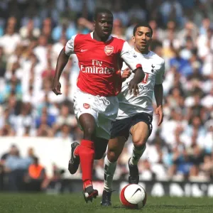 Emmanuel Eboue (Arsenal) Aaron Lennon (Tottenham) Emmanuel Eboue (Arsenal) Aaron Lennon (Tottenham)