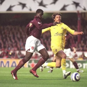 Emmanuel Eboue (Arsenal) Alessio Tacchinardi (Villareal). Arsenal 1: 0 Villareal