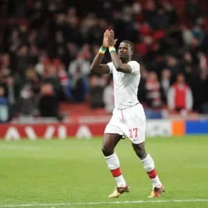 Emmanuel Eboue (Arsenal). Arsenal 5: 0 FC Porto, UEFA Champions League First Knockout Round Emmanuel Eboue (Arsenal). Arsenal 5: 0 FC Porto, UEFA Champions League First Knockout Round