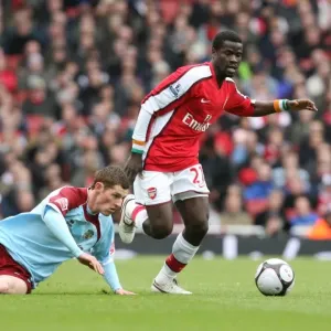 Emmanuel Eboue (Arsenal) Christian Kalvenes (Burnley)