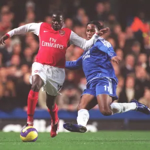 Emmanuel Eboue (Arsenal) Didier Drogba (Chelsea)