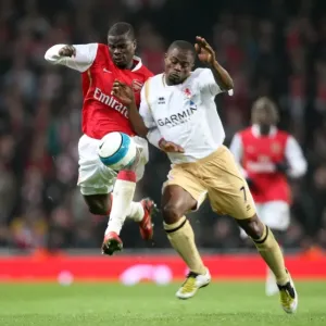 Emmanuel Eboue (Arsenal) George Boateng (Boro) Emmanuel Eboue (Arsenal) George Boateng (Boro)