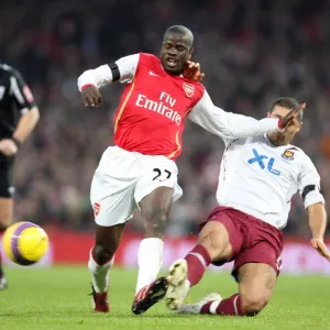 Emmanuel Eboue (Arsenal) Hayden Mullins (West Ham)