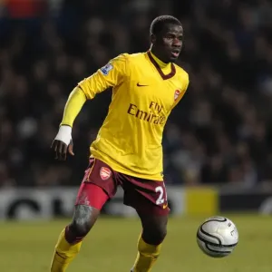 Emmanuel Eboue (Arsenal). Ipswich Town 1: 0 Arsenal. Carling Cup Semi Final 1st Leg