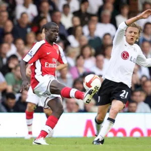 Emmanuel Eboue (Arsenal) Jimmy Bullard (Fulham)