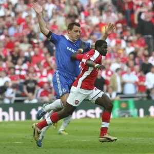 Emmanuel Eboue (Arsenal) John Terry (Chelsea) Emmanuel Eboue (Arsenal) John Terry (Chelsea)