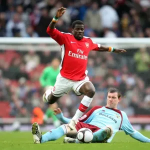 Emmanuel Eboue (Arsenal) Kevin McDonald (Burnley)