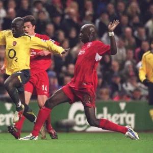 Emmanuel Eboue (Arsenal) Momo Sissoko (Liverpool). Liverpool 1: 0 Arsenal