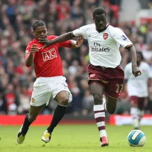 Emmanuel Eboue (Arsenal) Patrice Evra (Manchester United) Emmanuel Eboue (Arsenal) Patrice Evra (Manchester United)