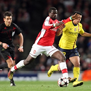 Emmanuel Eboue (Arsenal) Pedro Rodriguez (Barcelona). Arsenal 2: 2 Barcelona