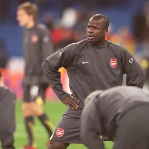 Emmanuel Eboue (Arsenal). Real Madrid 0: 1 Arsenal. UEFA Champions League
