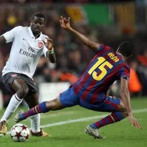 Emmanuel Eboue (Arsenal) Seydou Keita (Barcelona). Barcelona 4: 1 Arsenal