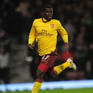 Emmanuel Eboue (Arsenal). West Ham United 0: 3 Arsenal. Barclays Premier League